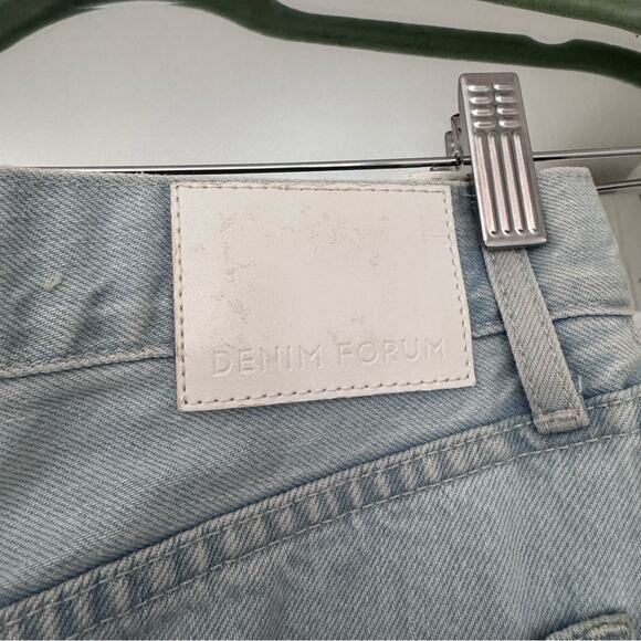 Aritzia Denim Forum The '90s Halle Denim Skirt in Baby Baby Bleu - Picture 5 of 9